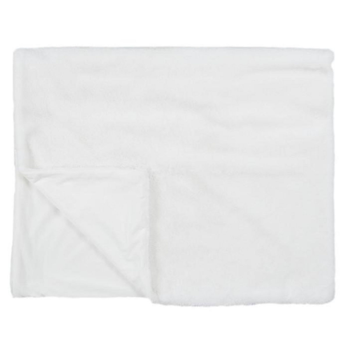 Paris Prix Plaid Imitation Fourrure  Opulence  120x150cm Blanc