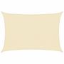 Voir la diapositive 2 : VIDAXL Voile d'ombrage 160 g/m^2 Creme 3x4 m PEHD