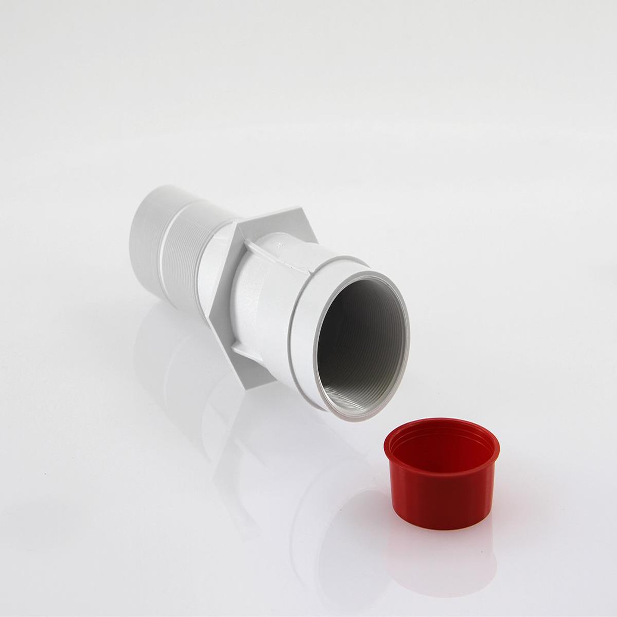 Voir la diapositive 2 : Hayward Traversée de paroi pour piscine béton - 25 cm - Blanc - 3350