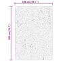 Voir la diapositive 6 : VIDAXL Tapis ISTAN a poils longs aspect brillant creme 140x200 cm