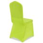 Voir la diapositive 5 : VIDAXL Housse de chaise extensible 6 pcs vert