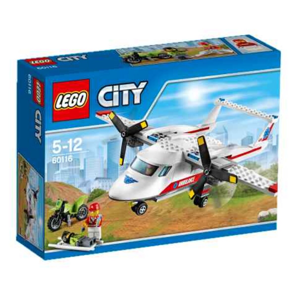 LEGO City 60116 - L'avion de secours