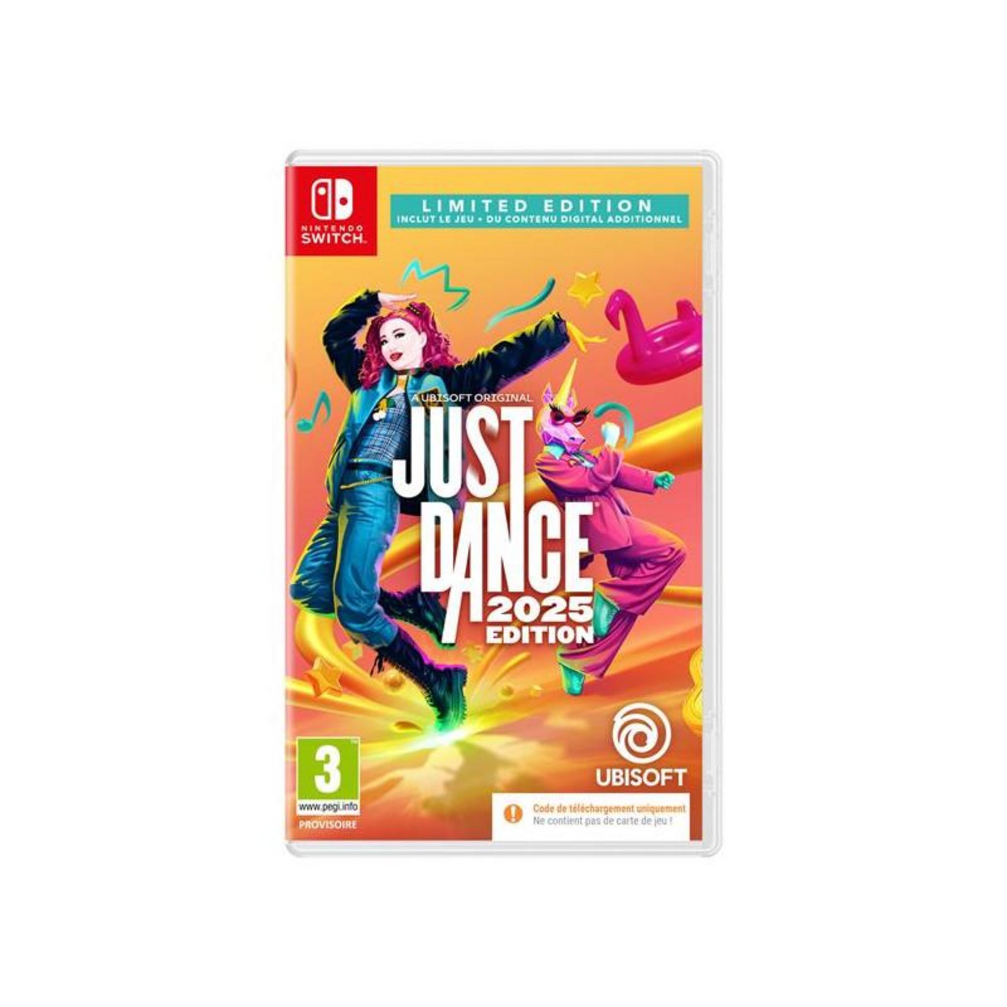 UBISOFT Just Dance 2025 Edition Limitée Exclusive Code in a box
