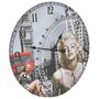 Voir la diapositive 3 : VIDAXL Horloge murale vintage 60 cm