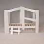 Voir la diapositive 5 : Lit enfant cabane avec sommier  couchage 90 x 190 cm BROUSSE