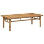 Voir la diapositive 2 : VIDAXL Table basse 110x55x35 cm bambou