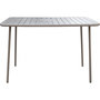 Voir la diapositive 4 : Habitat et Jardin Table jardin en métal  Bilbao  - 150 x 90 x 71 cm - Taupe