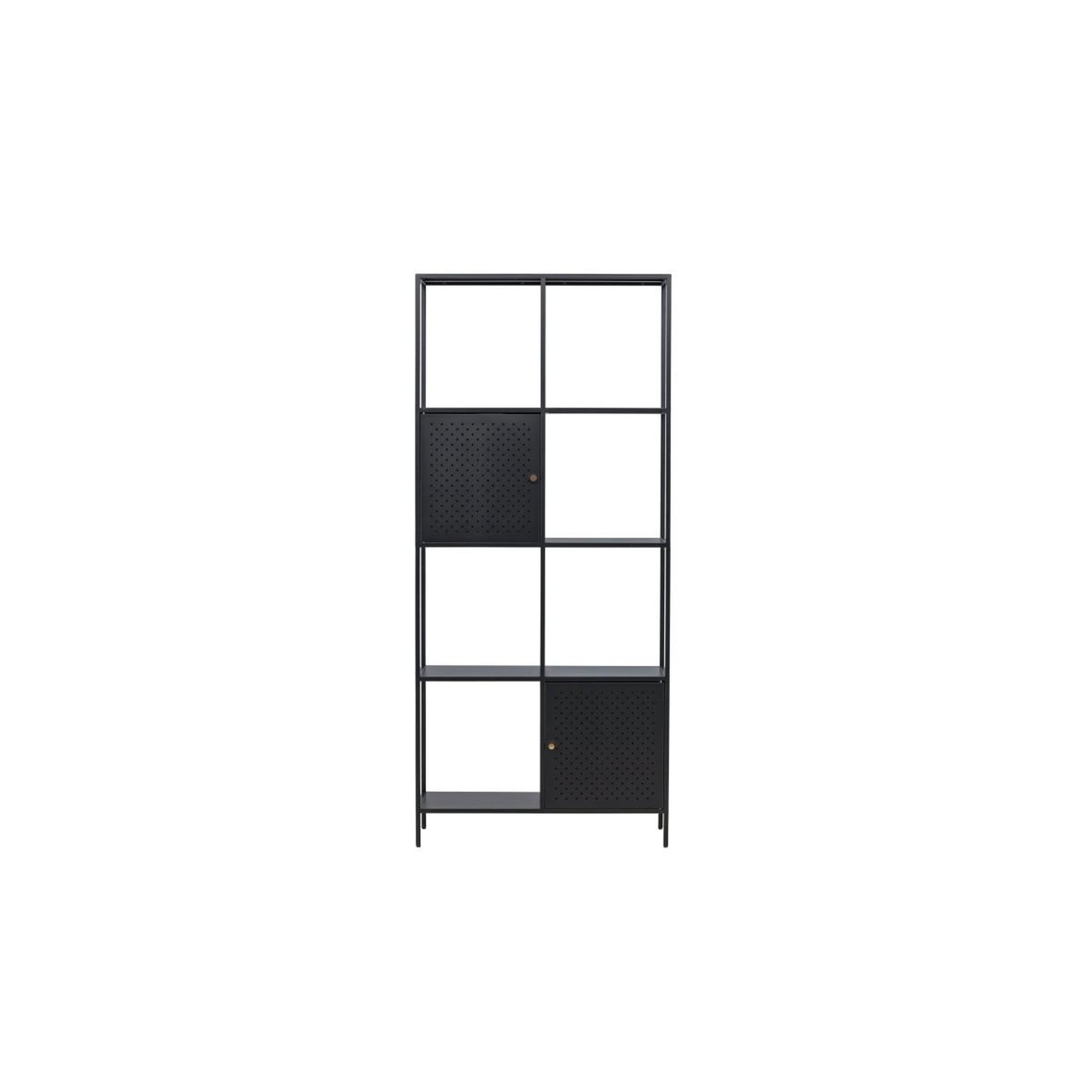 Voir la diapositive 5 : Paris Prix Étagère 4 niveaux en métal  porto seguro  180cm noir