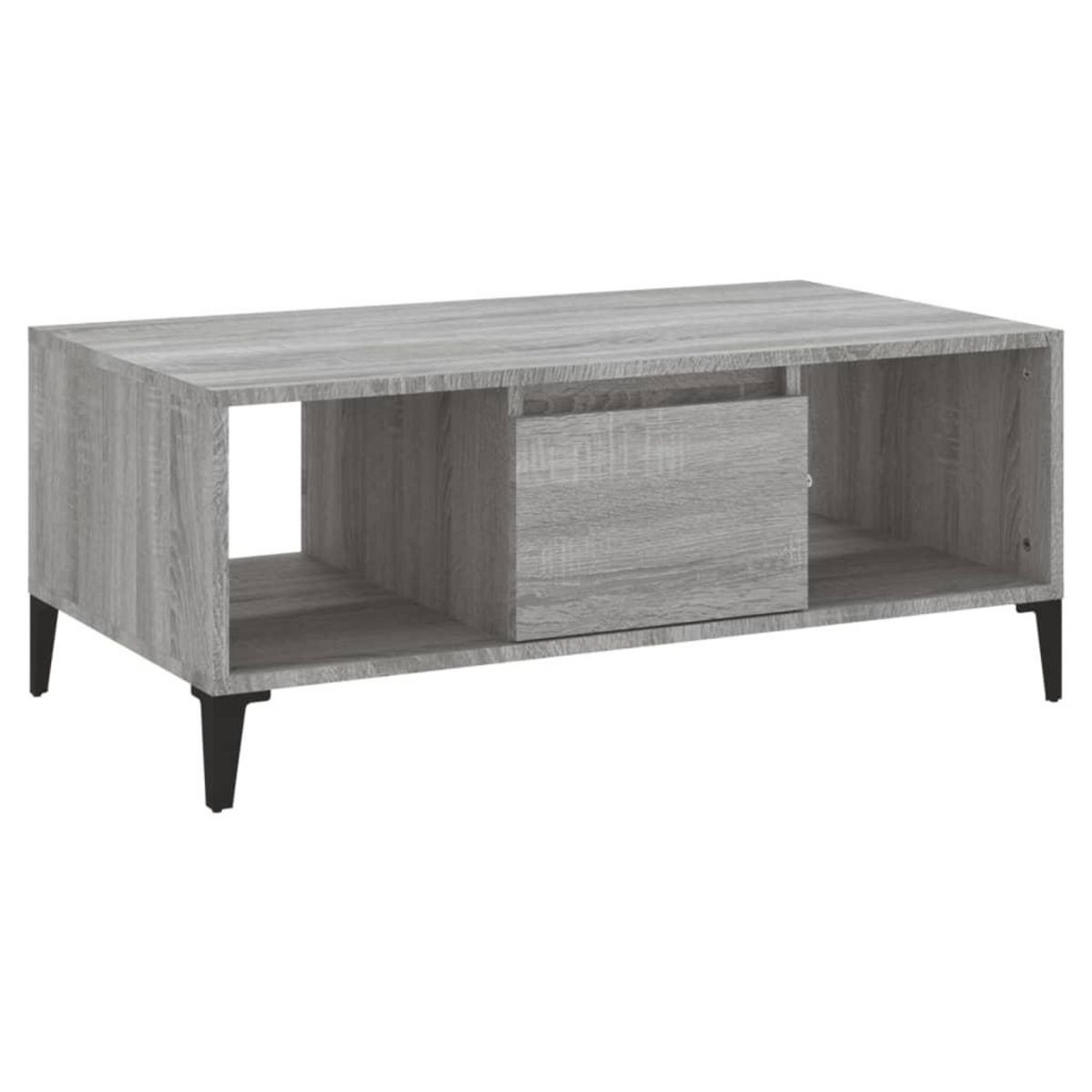 VIDAXL Table basse Sonoma gris 90x50x36,5 cm Bois d'ingenierie