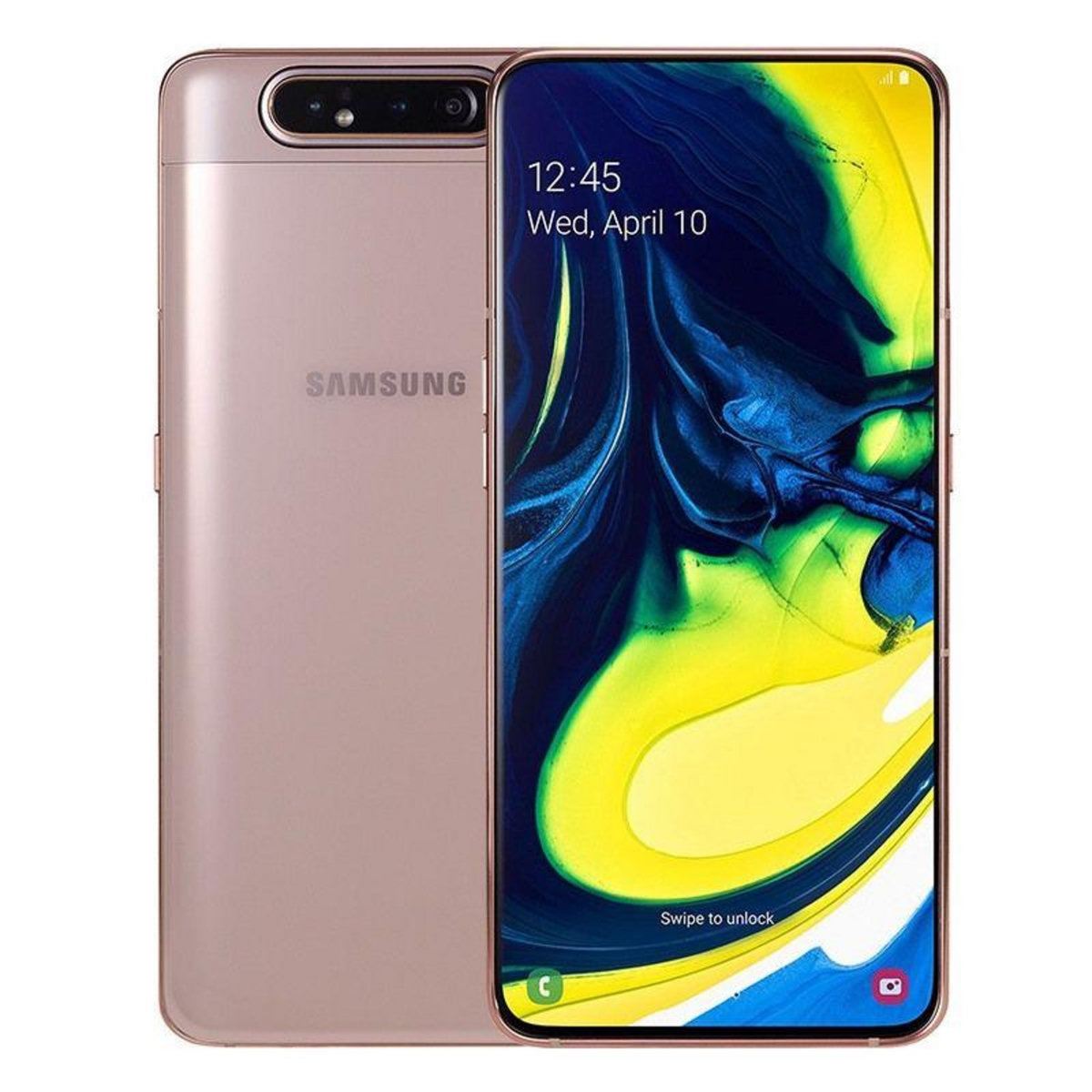 Samsung Galaxy A80 (Dual Sim) Reconditionné 128 Go - Grade C - Or Rose