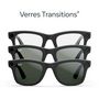 Voir la diapositive 2 : META Lunettes connectées Ray-Ban Wayfarer, Noir Mat, Transitions® Transparent/Vert Graphite