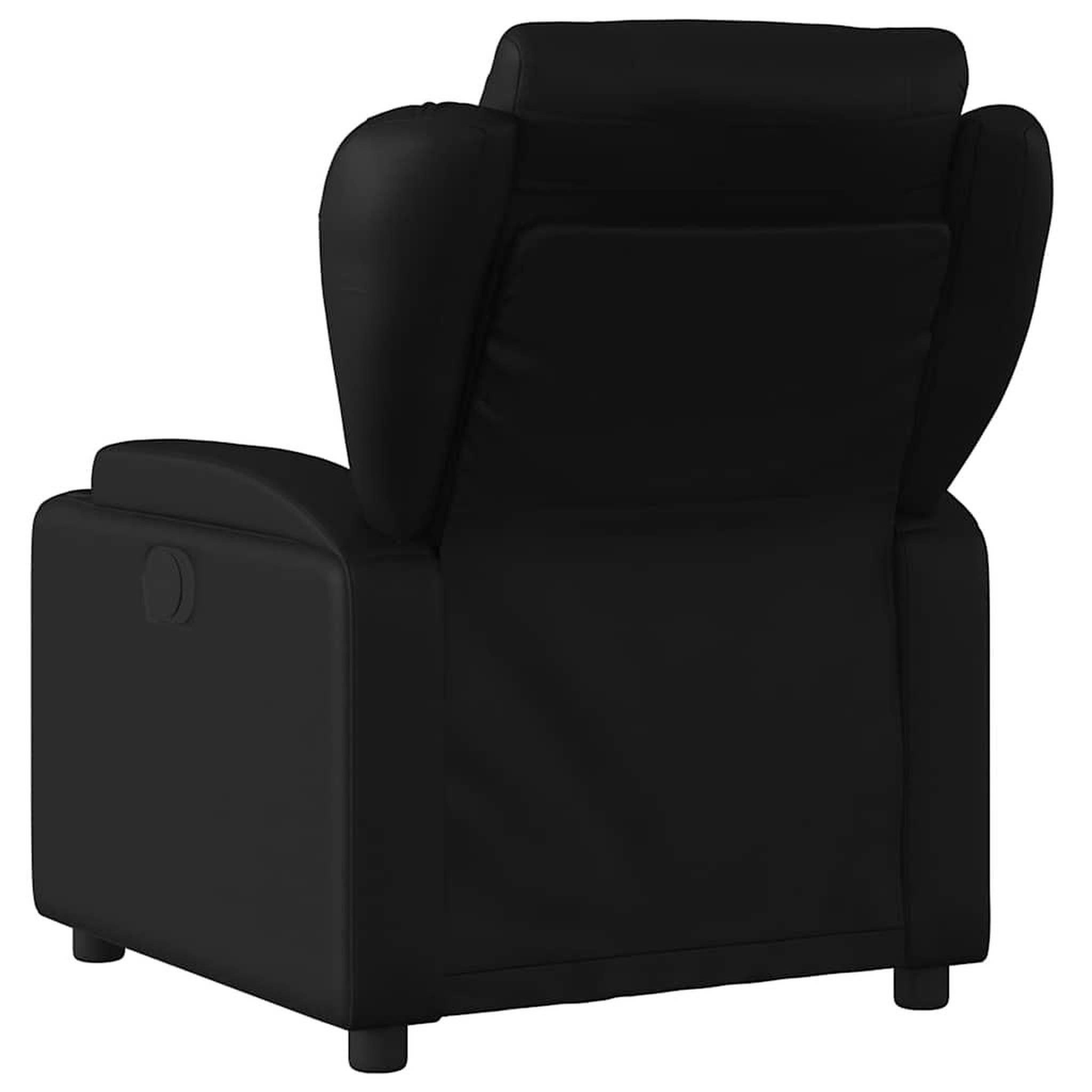 Voir la diapositive 5 : VIDAXL Fauteuil de massage inclinable electrique noir similicuir