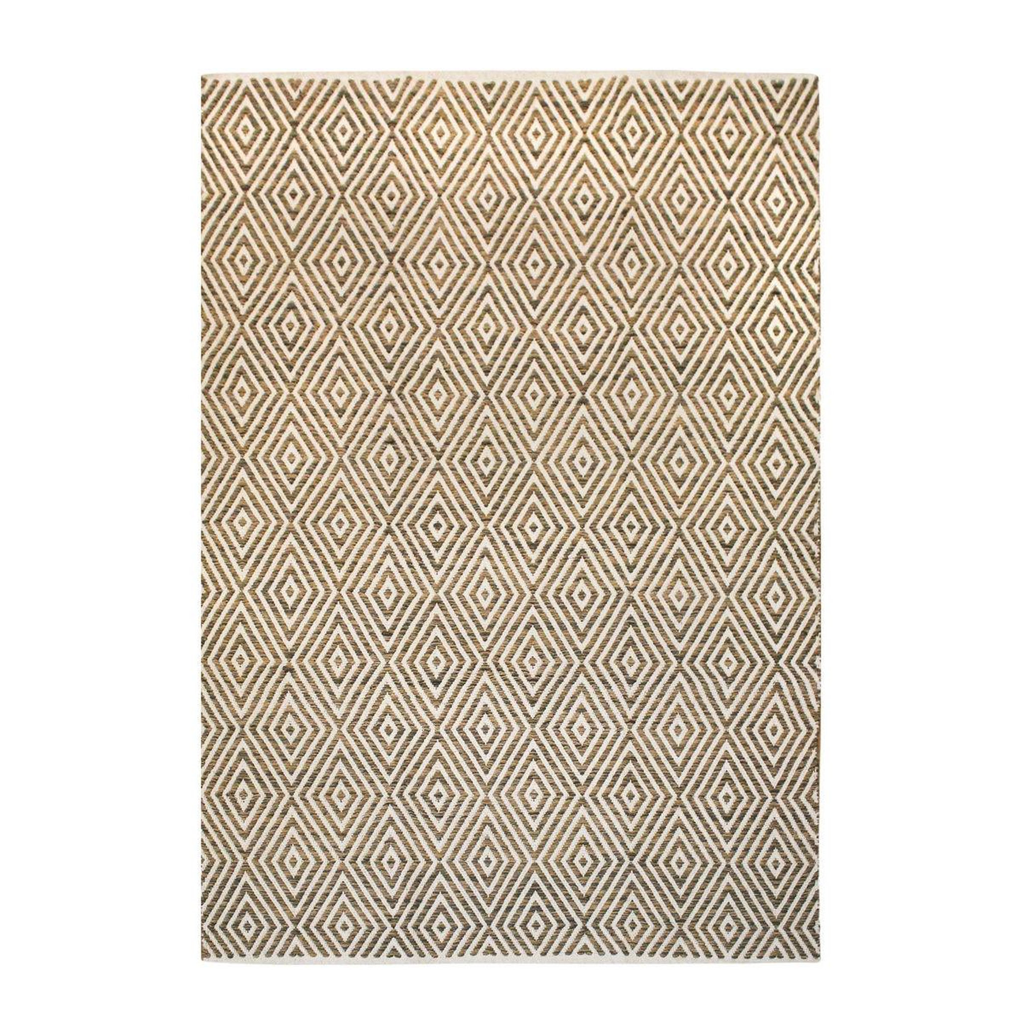 Voir la diapositive 1 : Paris Prix Tapis Géométrique Fait Main  Aperitif  Beige & Marron