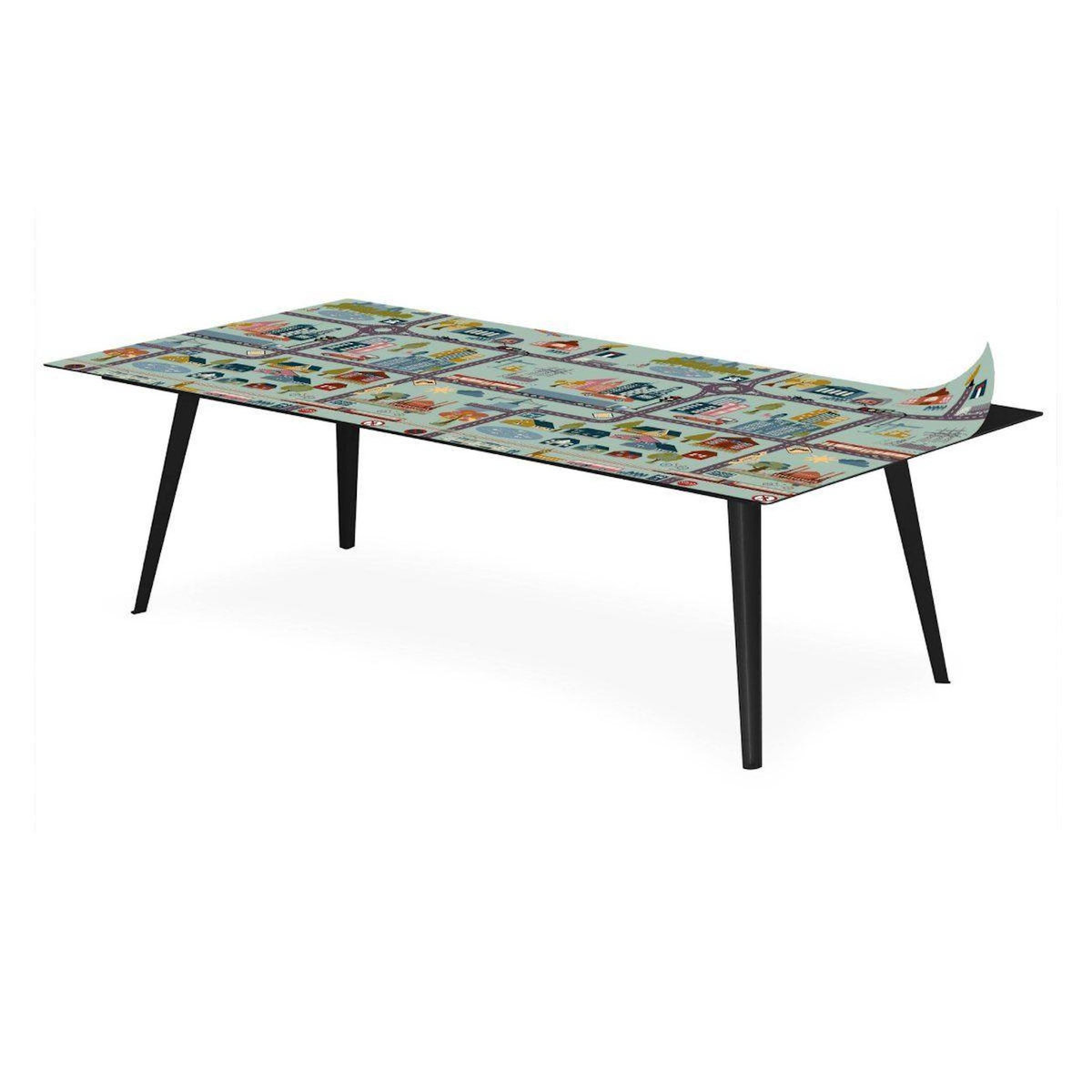 Paris Prix Table Basse 1 Cover  City  120cm Noir