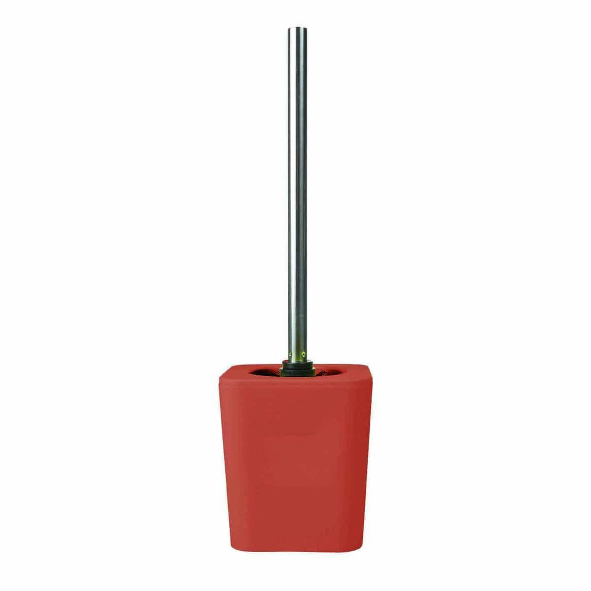 Voir la diapositive 2 : Douceur d'Intérieur Brosse wc soft touch  vitamine  38cm terracotta