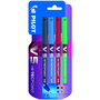 Voir la diapositive 1 : PILOT Lot de 4 stylos roller pointe fine encre liquide bleu/rouge/vert/noir V5 HI-TECPOINT
