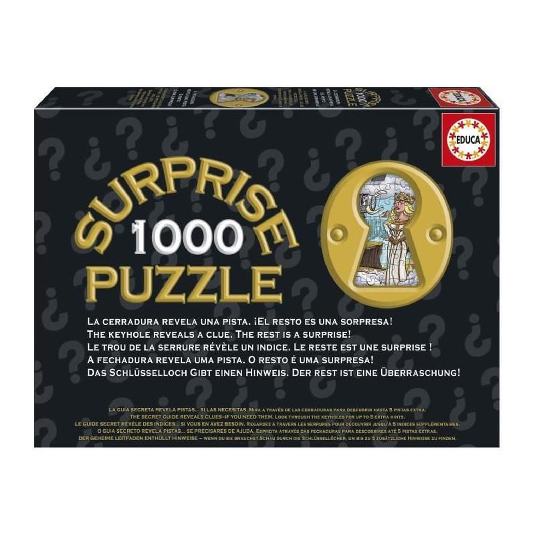 EDUCA Puzzle 1000 pièces Chevaliers de la Table Ronde – Adulte – Educa