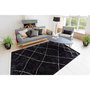 Voir la diapositive 2 : Paris Prix Tapis Géométrique  Orlando  Anthracite