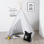 Voir la diapositive 4 : Atmosphera Kids Tipi Déco Enfant  Motifs  160cm Gris