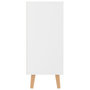 Voir la diapositive 4 : VIDAXL Buffet blanc brillant 90x30x72 cm bois d'ingenierie