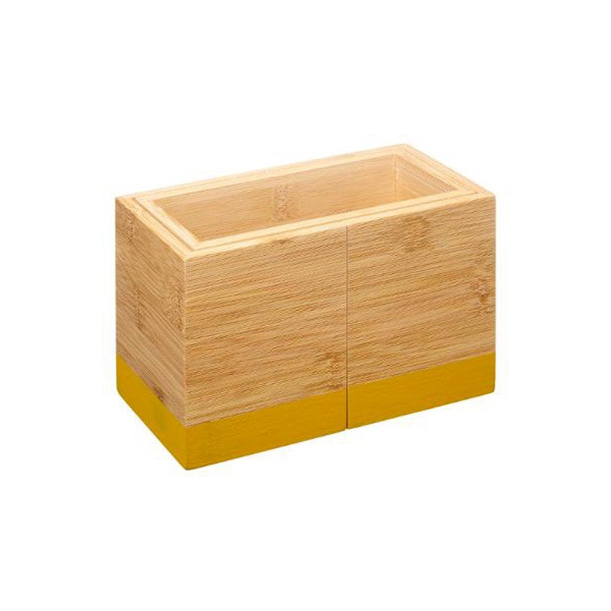 FIVE Pot range-couverts bambou  modern  18cm moutarde