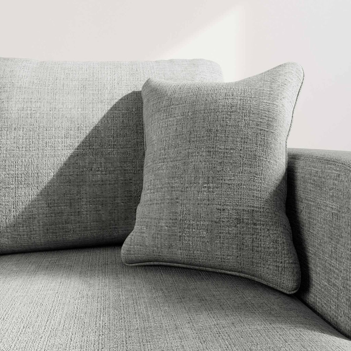 BEST MOBILIER Miro - canapé d'angle droit 4 places convertible avec coffre en velours texturé