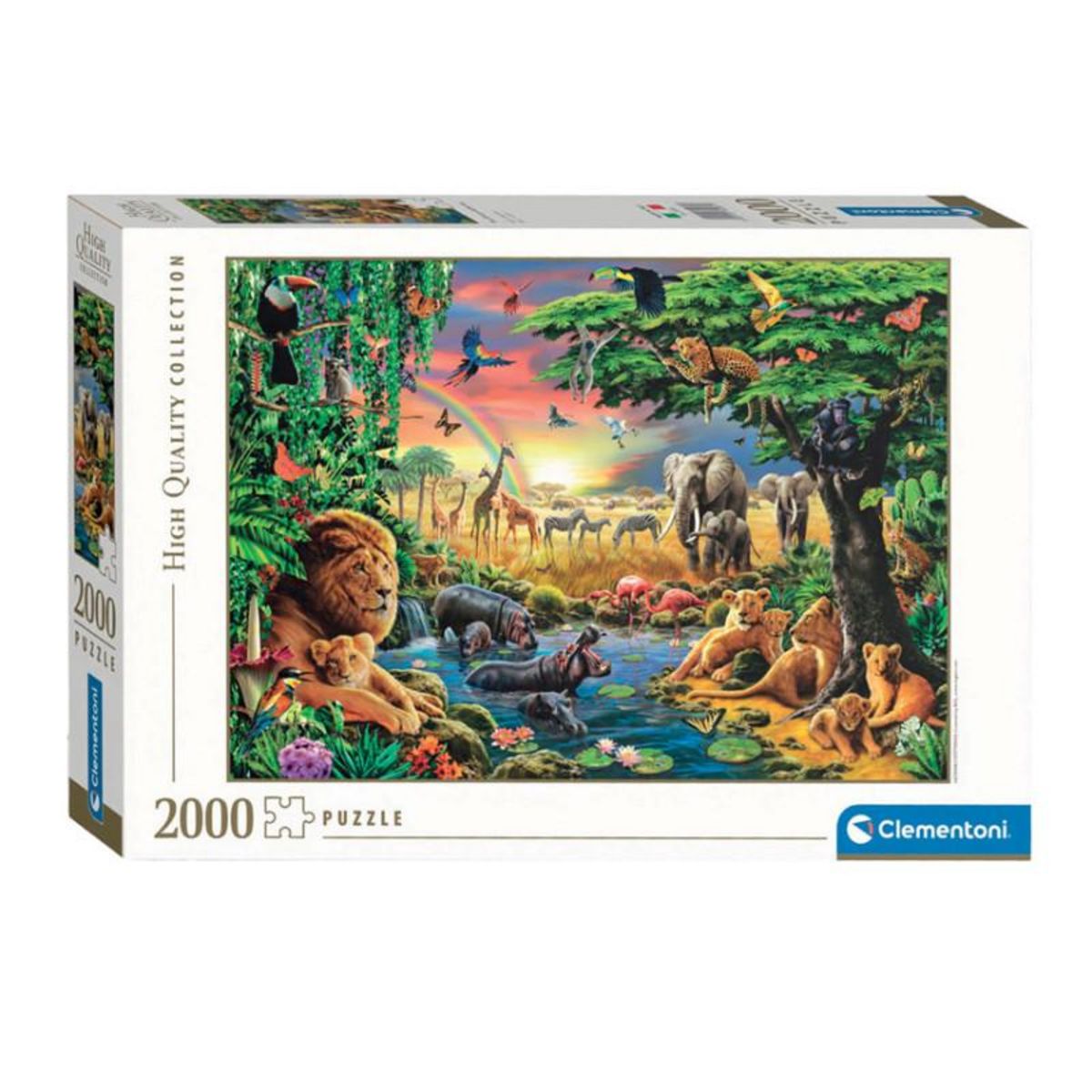 CLEMENTONI Clementoni Jigsaw Puzzle The African Gathering, 2000pcs. 32081