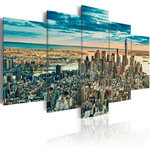 Paris Prix Tableau Imprimé  NY : Dream City. Coloris disponibles : Multicolore