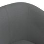 Voir la diapositive 6 : VIDAXL Chaise cabriolet avec repose pied gris foncé tissu