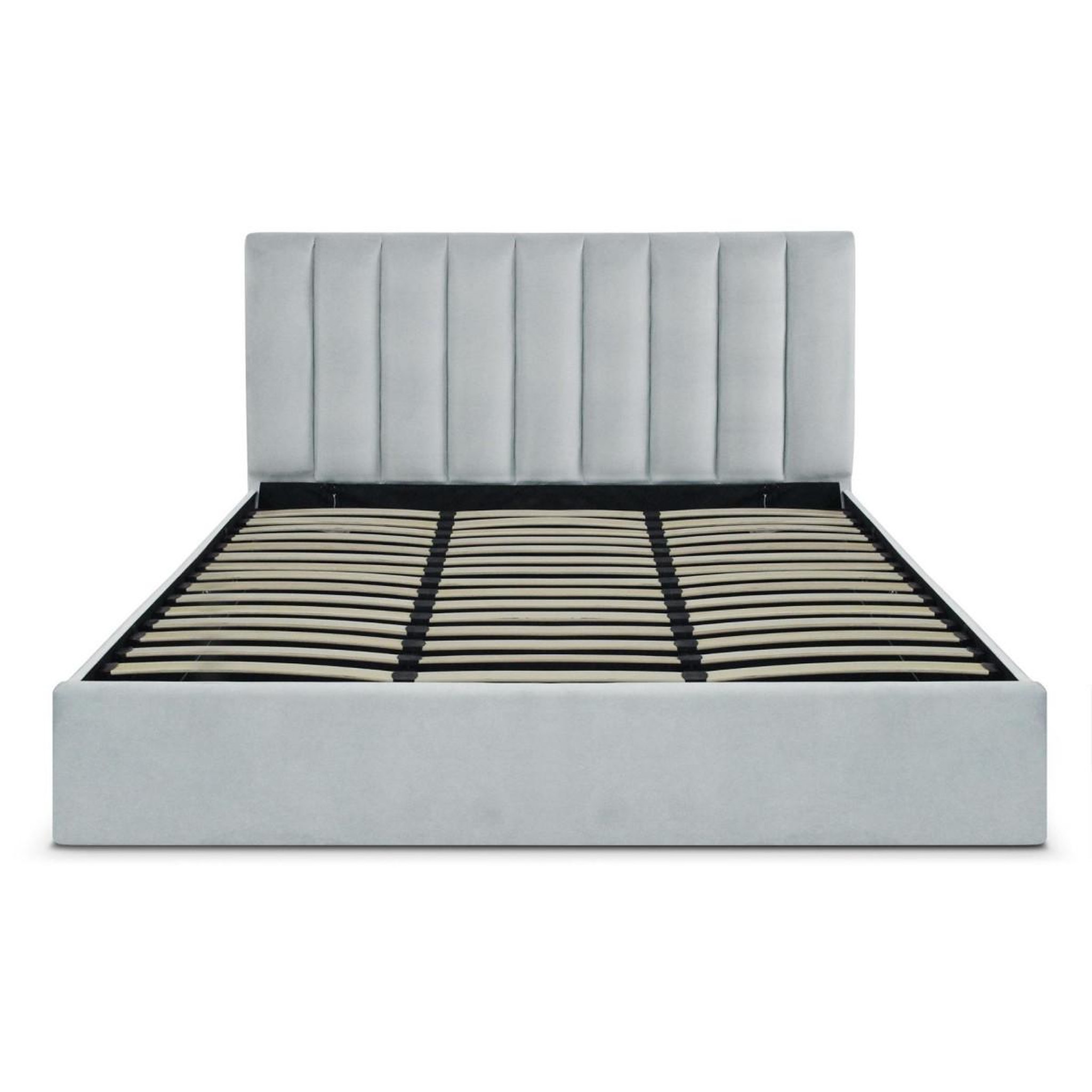 Paris Prix Lit coffre design velours  songa  180x200cm argent
