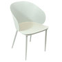 Voir la diapositive 1 : The Home Deco Factory Fauteuil design à coque Alison
