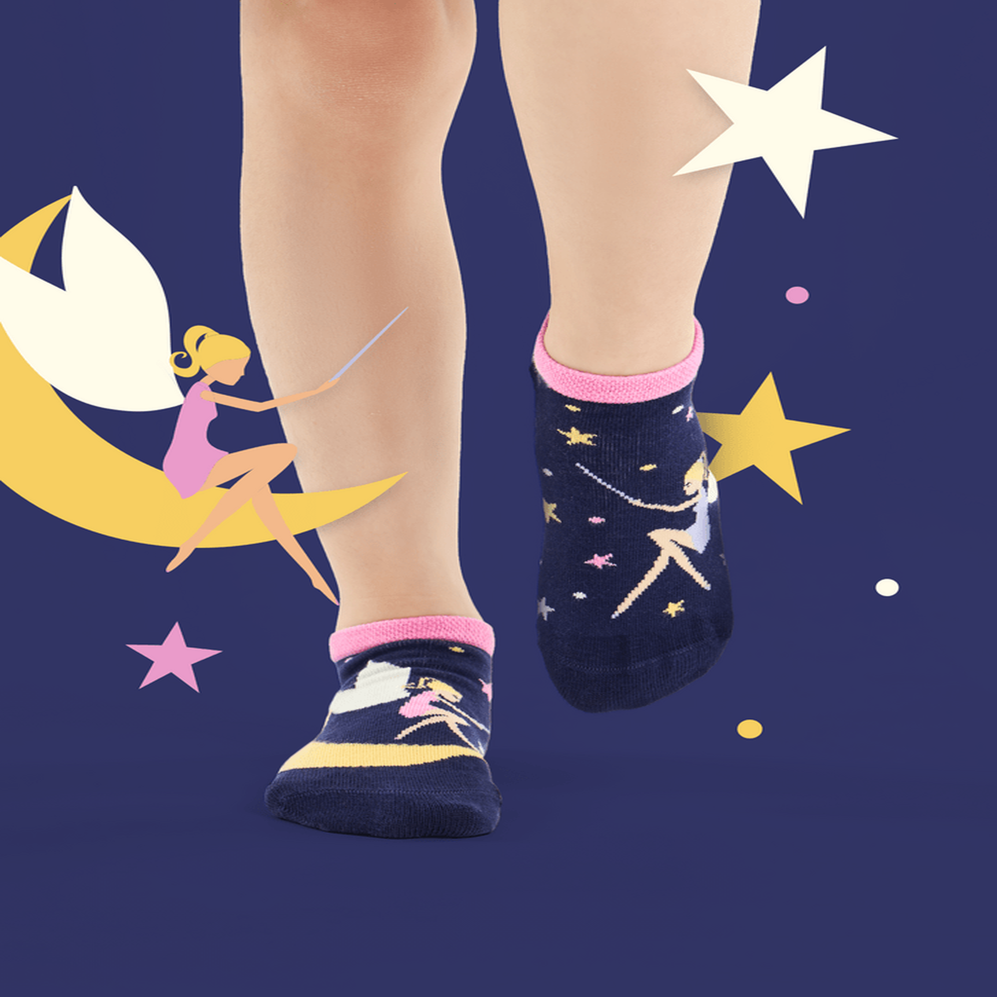 Voir la diapositive 4 : DEDOLES Socquettes enfants fée des étoiles