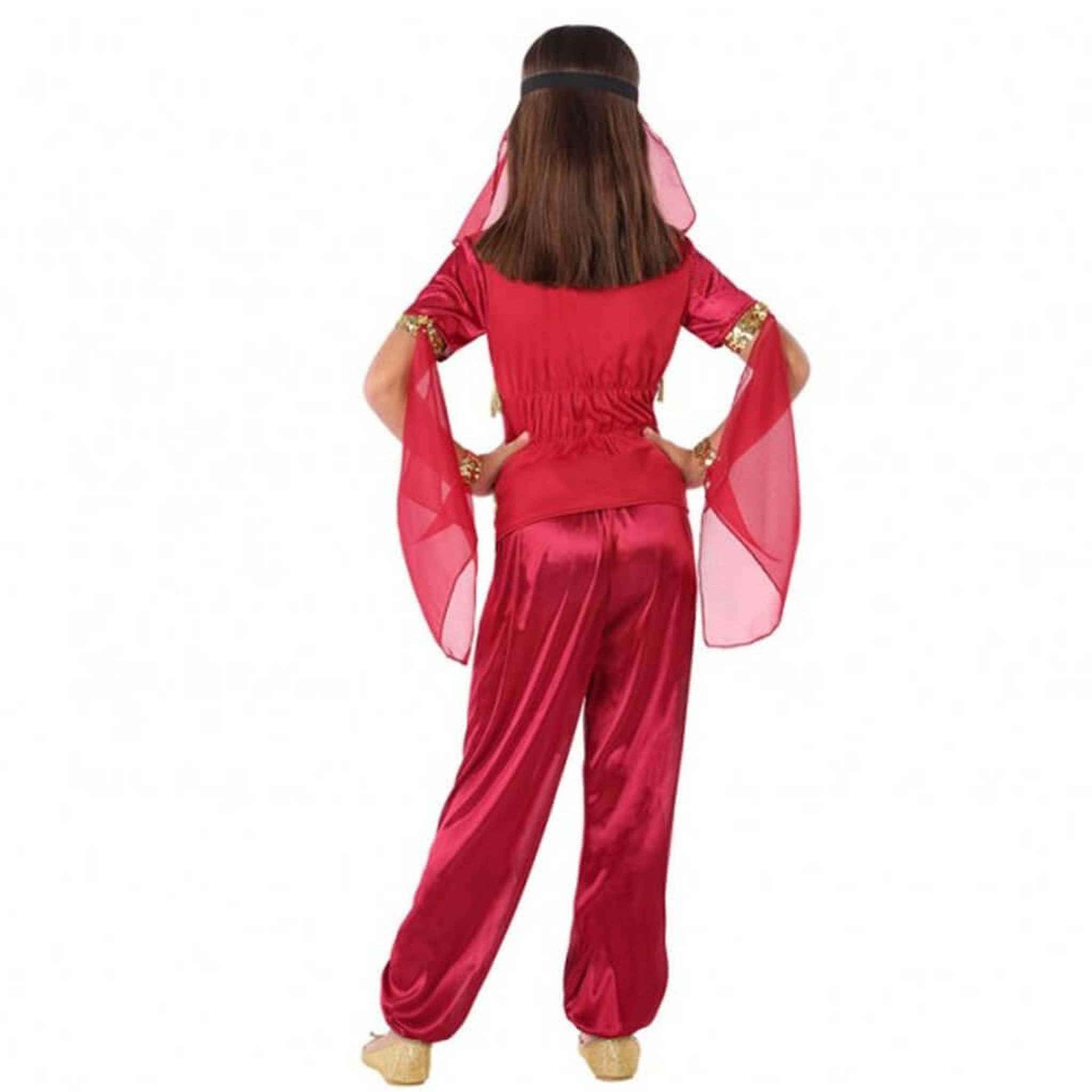 Voir la diapositive 3 : ATOSA Déguisement Princesse Arabe - Enfant : Taille 5/6 ans - 5/6 ans (110 à 116 cm)