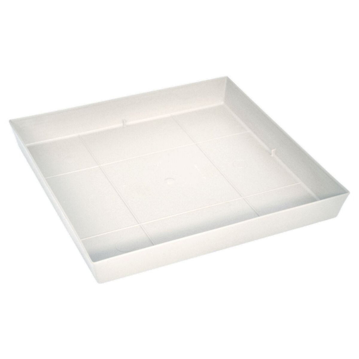 Telcom Soucoupe pour pot 40X40cm BLANC CREME