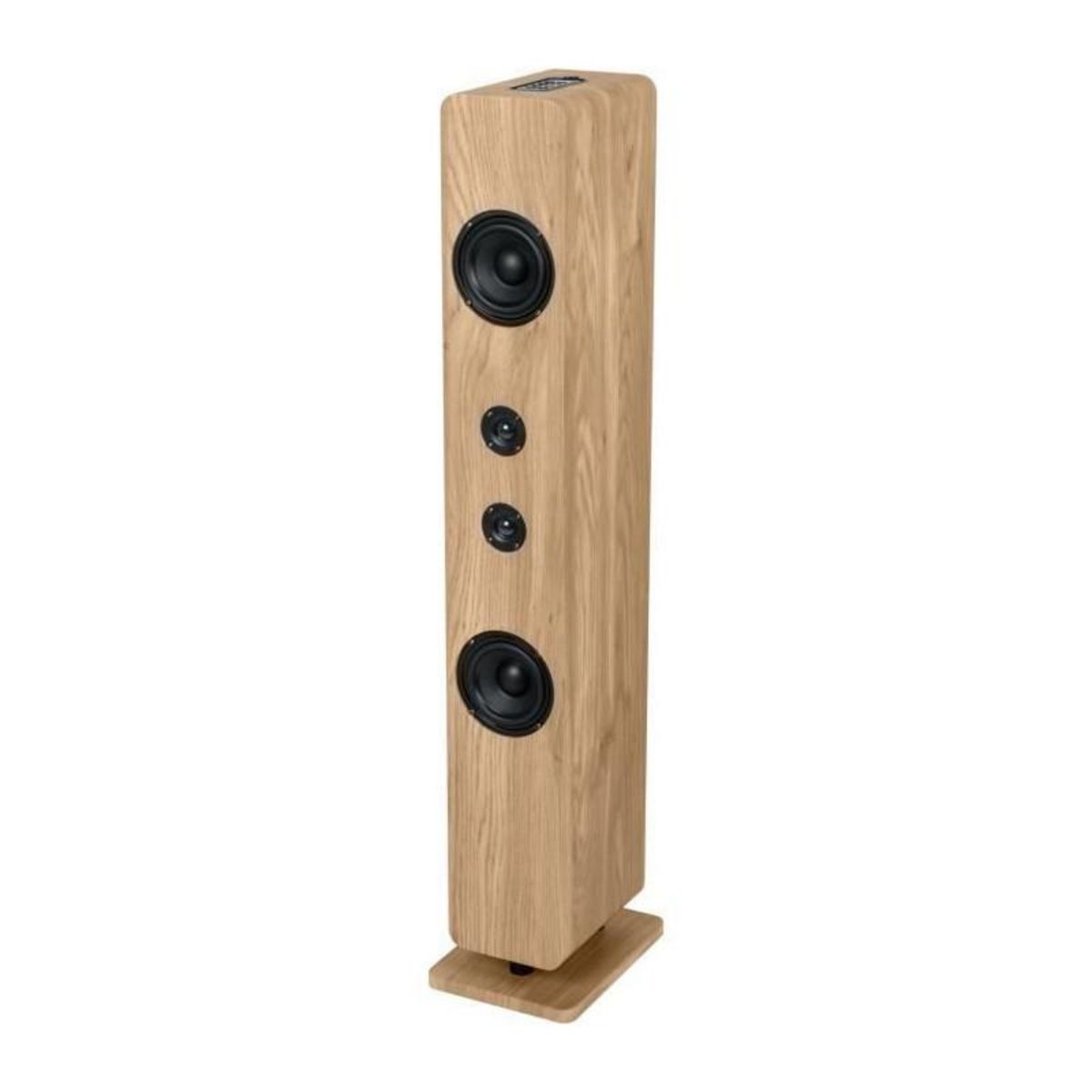 THOMSON Tour de son Bluetooth - THOMSON - Bois/Noir - 120W, Optique, USB, Égaliseur, TWS, Télécommande, Alim. 230V