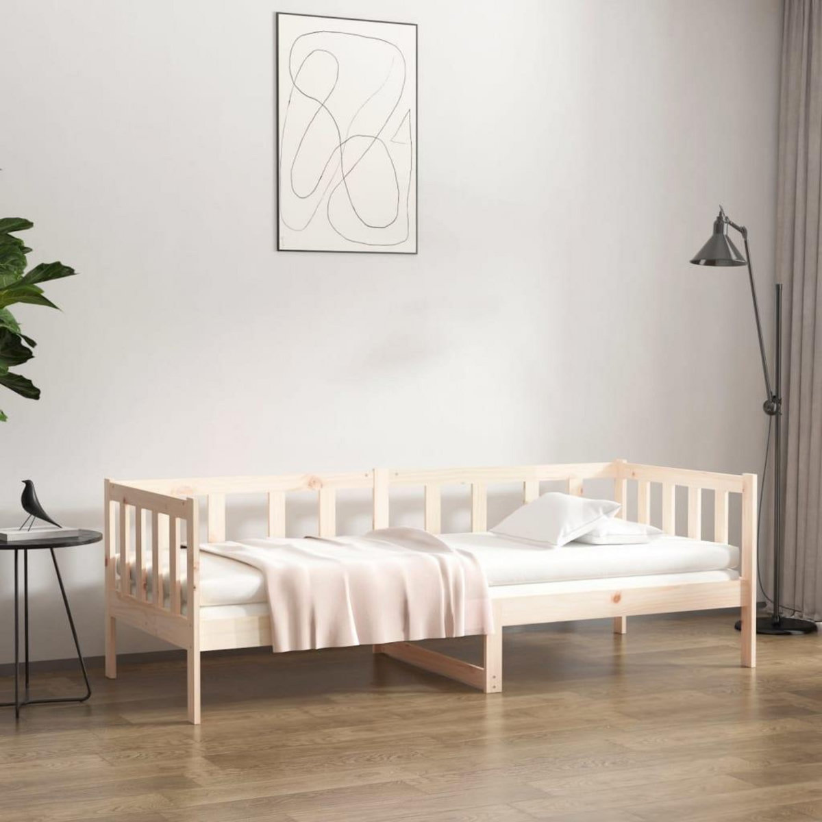 VIDAXL Lit de jour sans matelas 90x190 cm bois de pin massif