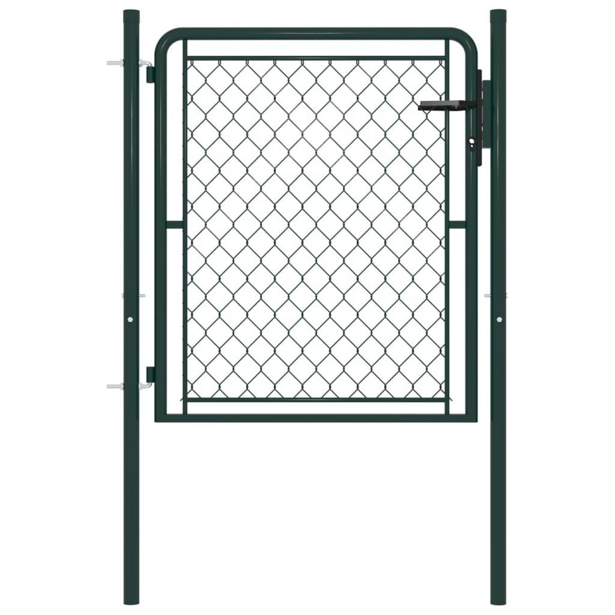 VIDAXL Portillon Acier 100 x 75 cm Vert