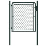 VIDAXL Portillon Acier 100 x 75 cm Vert