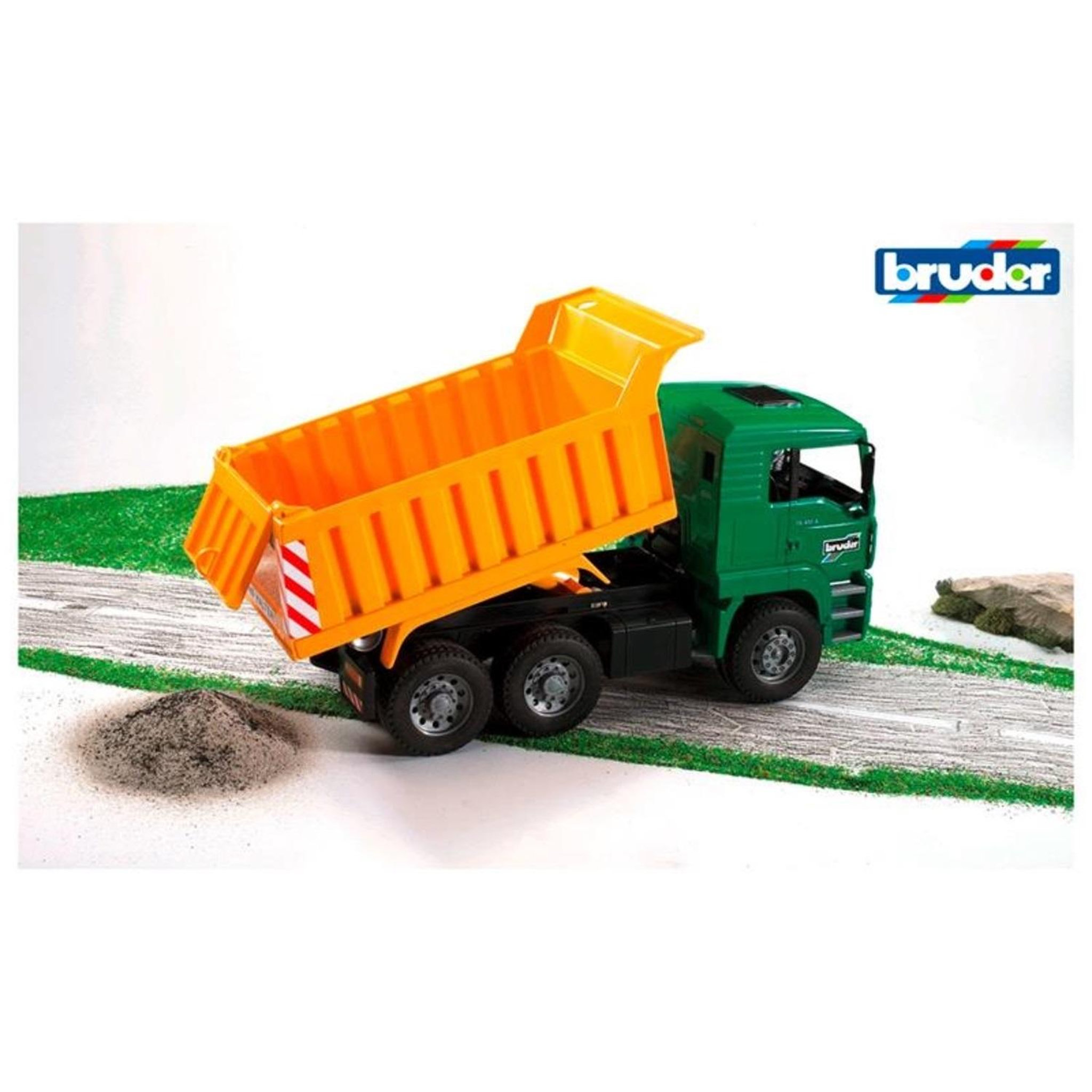 Voir la diapositive 2 : Bruder Camion MAN TGA avec benne basculante