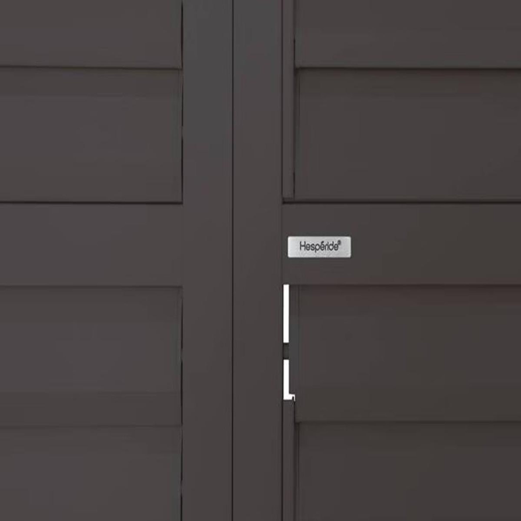 Voir la diapositive 4 : HESPERIDE Persiennes coulissantes pour pergola evora côté 4 m graphite - hespéride