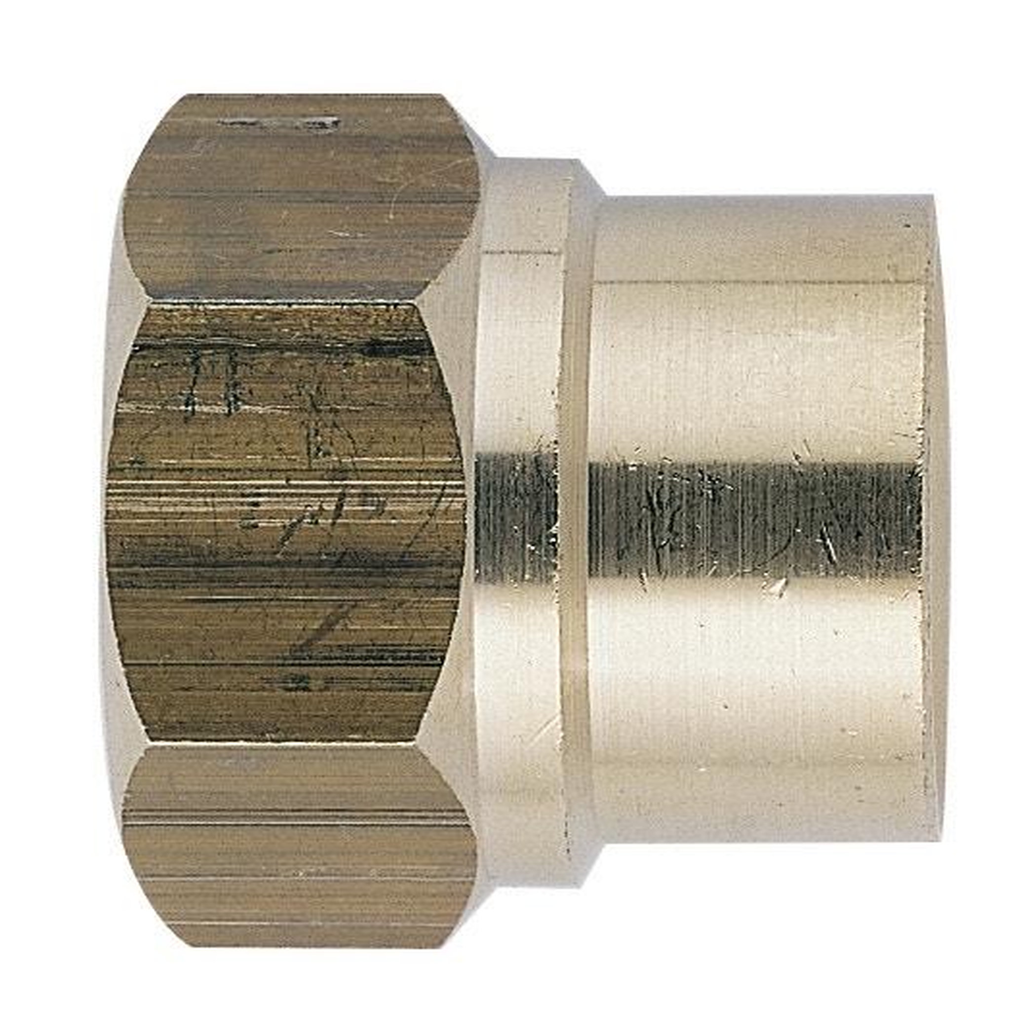 ADRIEN RIQUIER Manchon laiton à souder ff - fig 270 gcu - 16mm 3/4  (20x27mm)