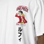 Voir la diapositive 2 : CAPSLAB T-shirt en coton homme relax fit avec print  One Piece Luffy