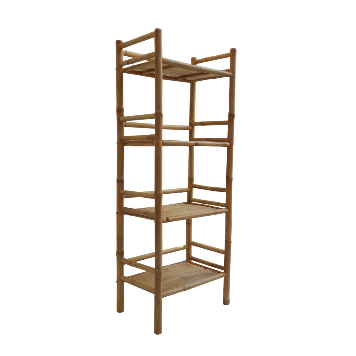 SWEEEK Etagère en bambou 4 niveaux L54cm x P32 x H144cm