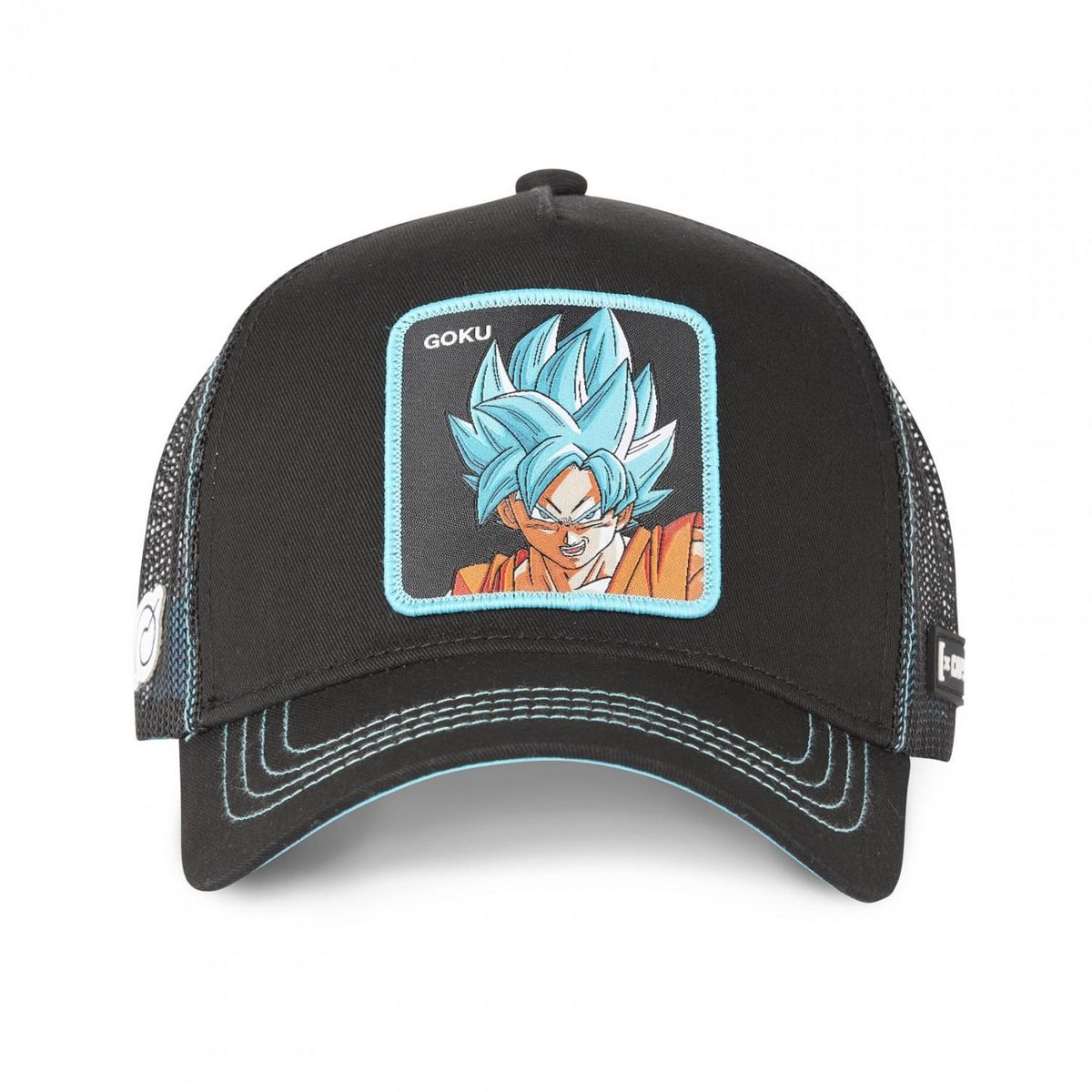CAPSLAB Casquette trucker avec filet Dragon Ball Super Black Goku
