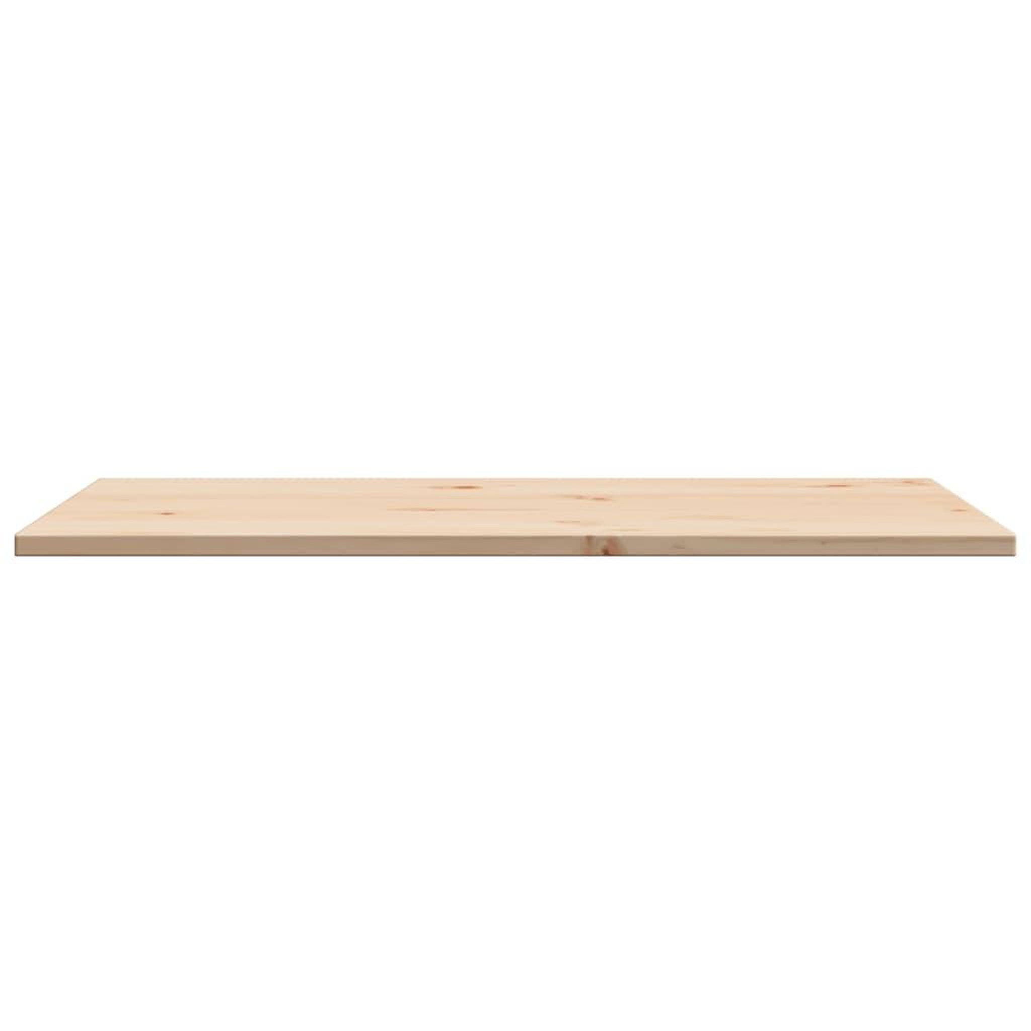 Voir la diapositive 5 : VIDAXL Dessus de table 80x50x1,7 cm rectangulaire bois de pin massif