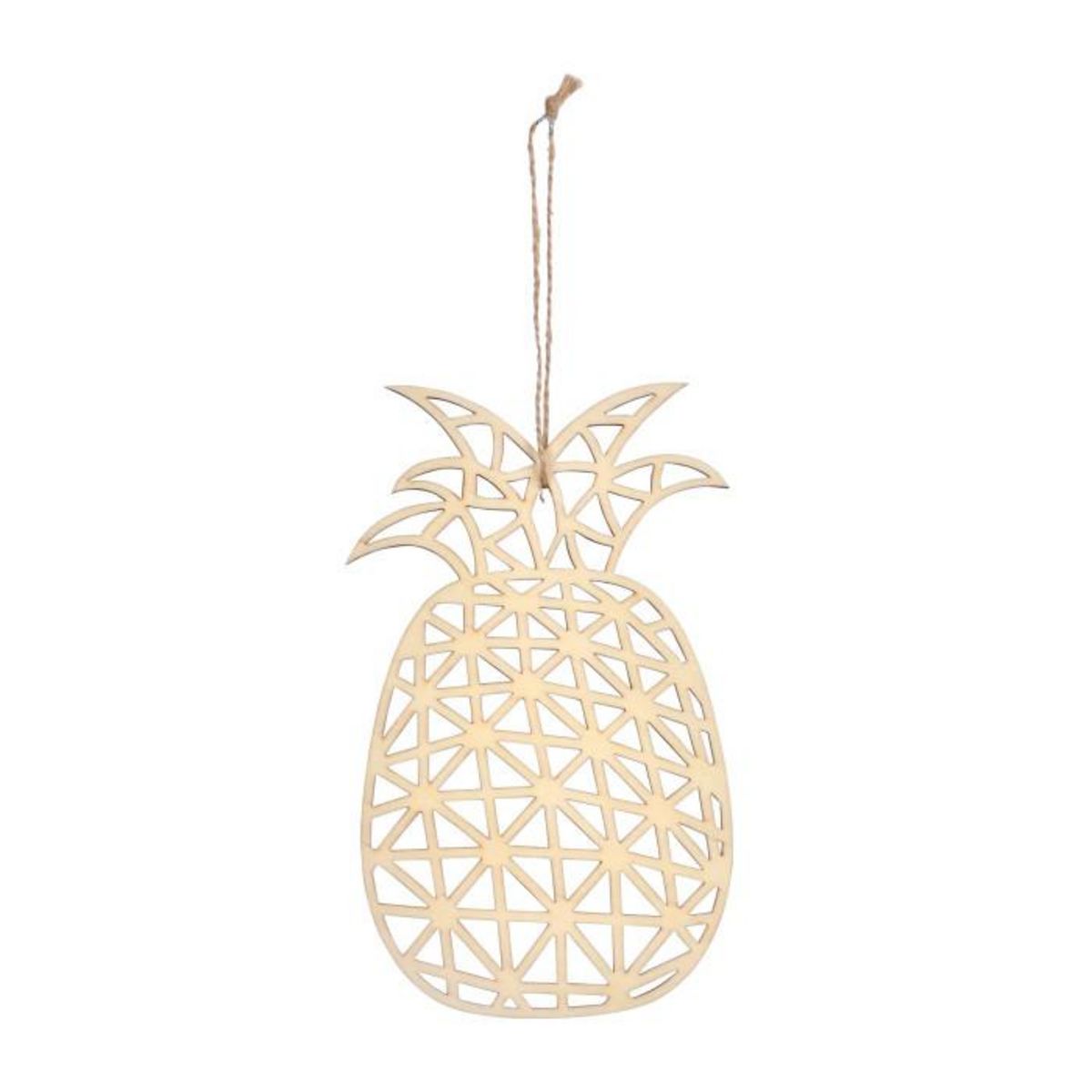 Paris Prix Forme à Décorer en Bois  Ananas  18cm Naturel