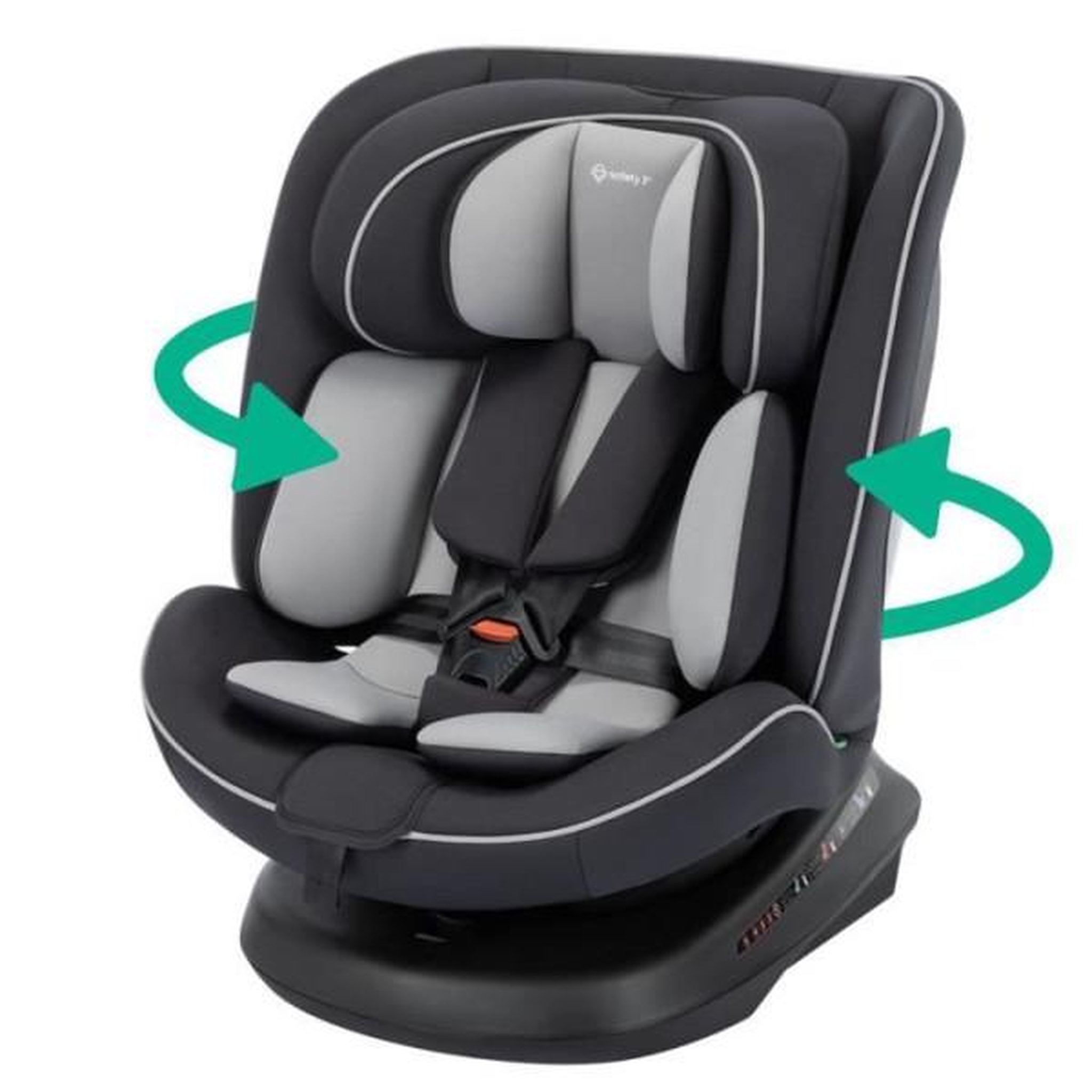SAFETY 1ST Siege Auto SAFETY 1ST  Cosmo I-Safe I-Size, De 0 a 12 ans, 40 - 150 cm, Installation facile de la ceinture, Rotation a 360°, Bla