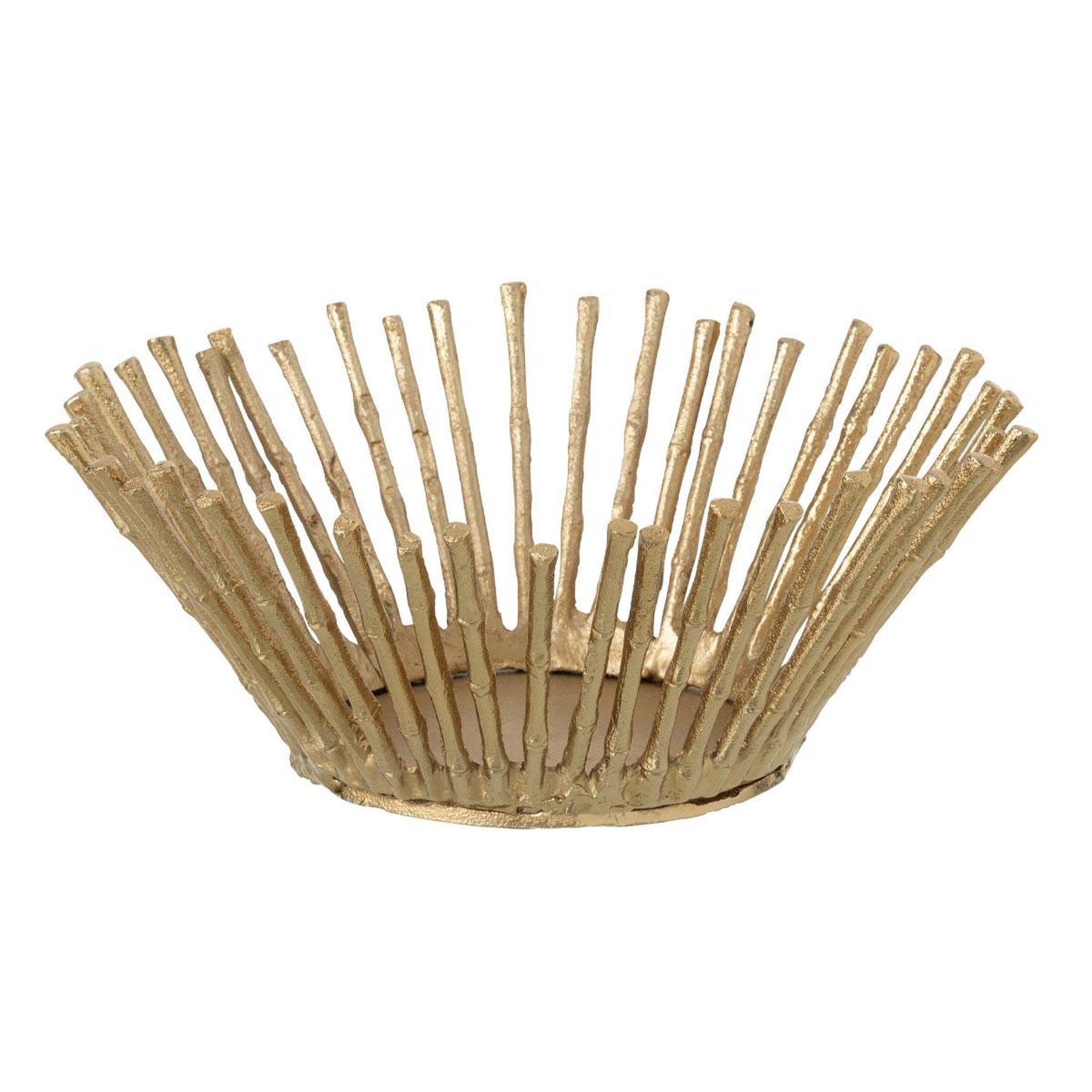 J-LINE Coupelle déco en métal  bradford  38cm doré