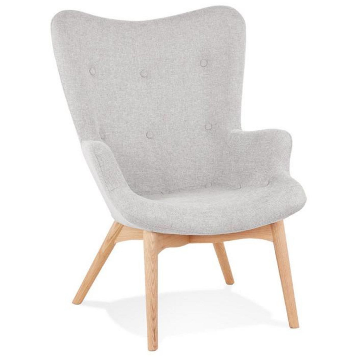 Paris Prix Fauteuil Design Scandinave  Ticao  93cm Gris
