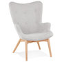 Voir la diapositive 1 : Paris Prix Fauteuil Design Scandinave  Ticao  93cm Gris